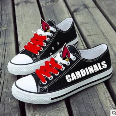 Women's NFL Arizona Cardinals Repeat Print Low Top Sneakers 002